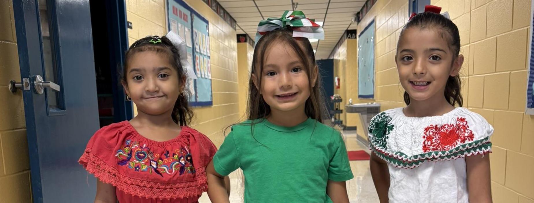 Kinder students