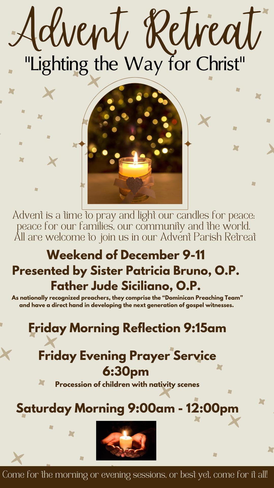 Advent Retreat Flier