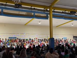 Getting ready for the concert