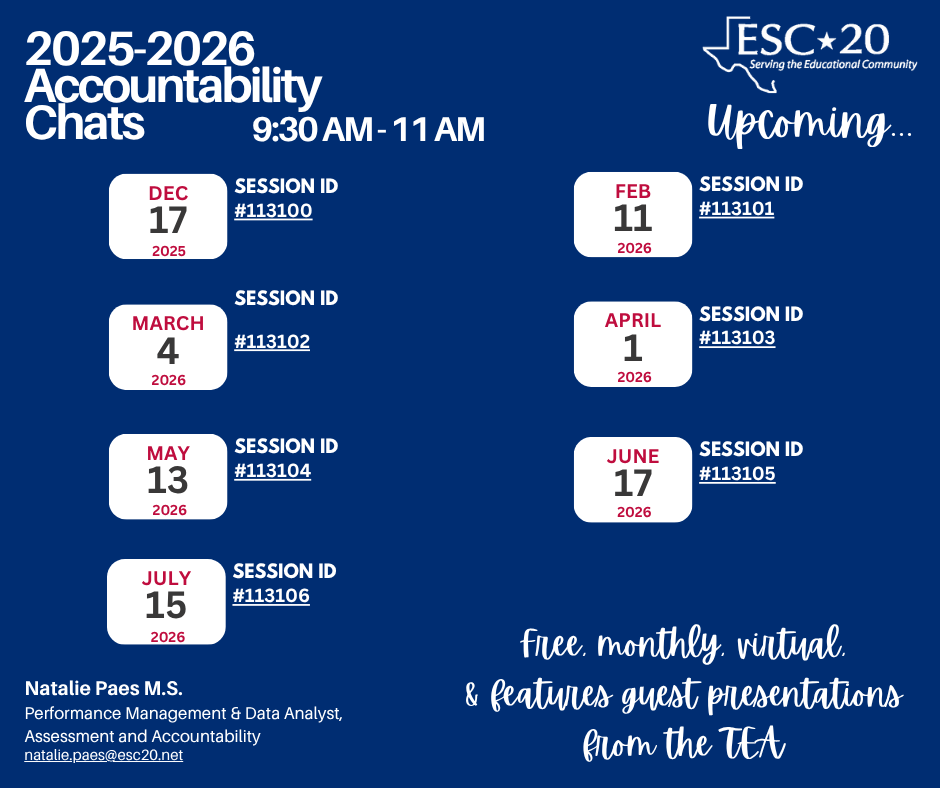 2026 Accountability Chats. Register in Connect 20.