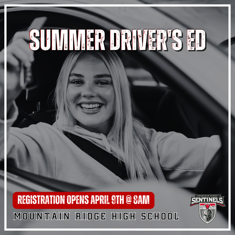 Summer Driver's Education Registration Opens on Monday