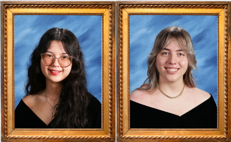 Photos of the 2026 Valedictorian and Salutatorian