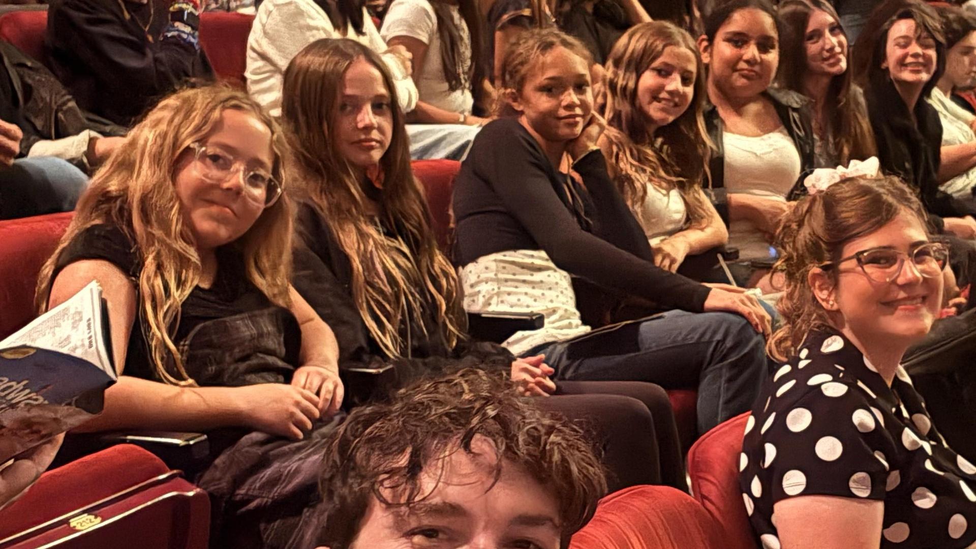 honor society field trip to the Pantages to see the Outsiders