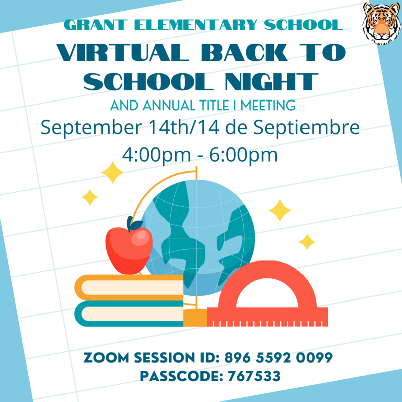 2021 Virtual Back to School Night/ 2021 Noche de Regreso a Clases Virtual Featured Photo