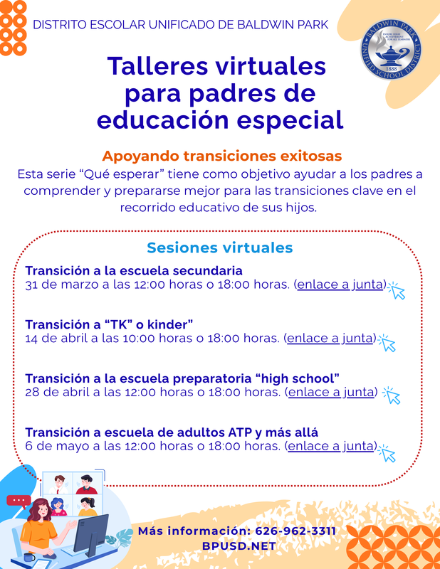 Parent SPED Workshops