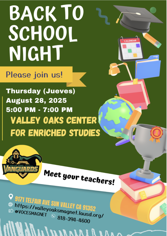 back to school flyer