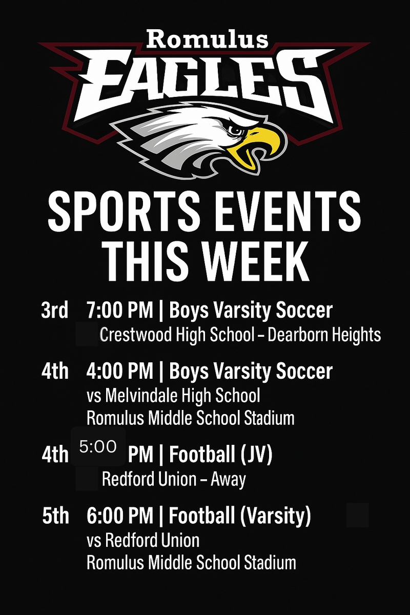 Sports Events This Week