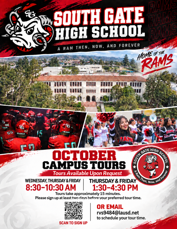 October Campus Tour Flyer