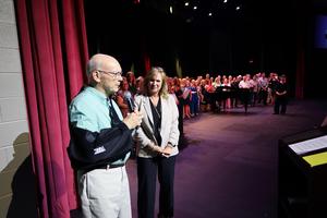 Riverdale auditorium dedicated to John Bryan