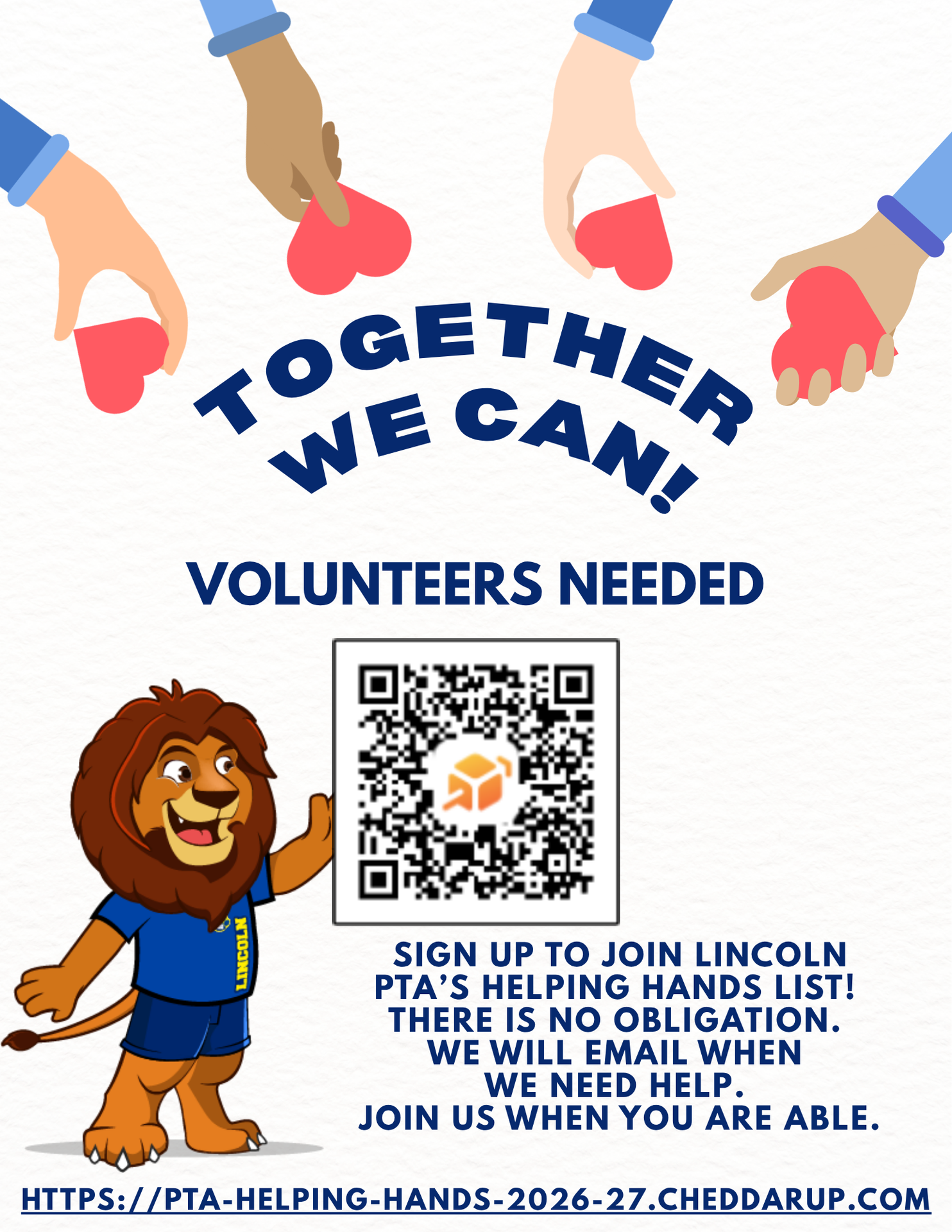 helping hands flyer
