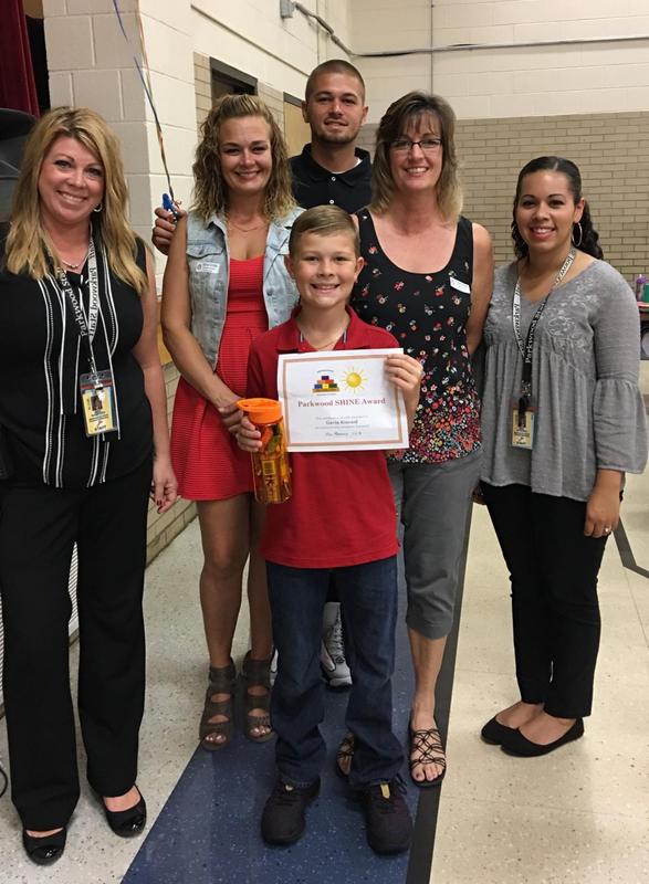 Parkwood Shine Award Winner