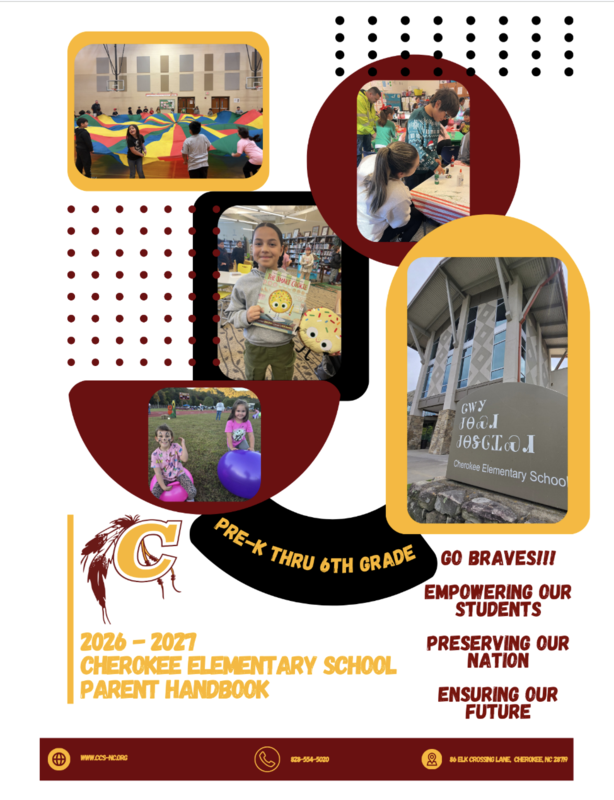 CES Parent Handbook cover page
