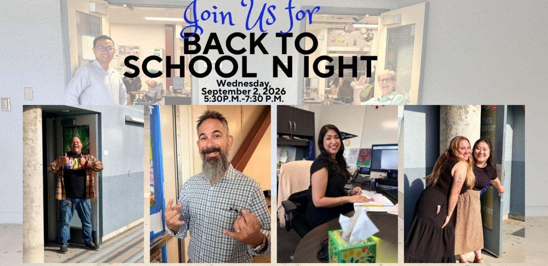 Back to school night