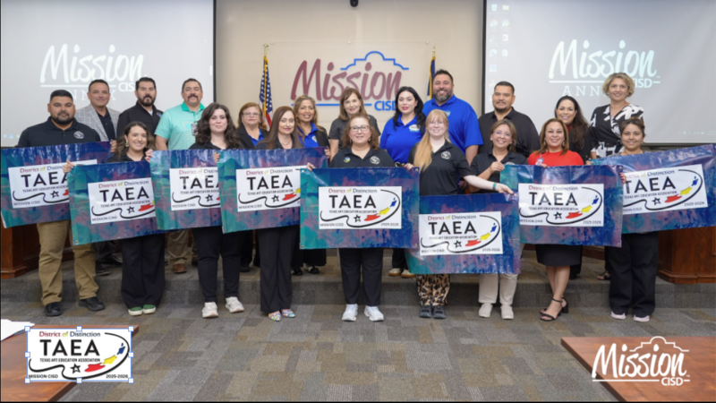 Group photo of TAEA District of Distinction teachers