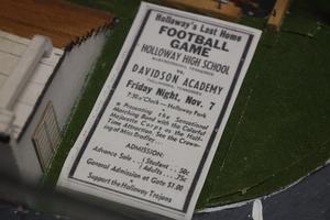 Diorama of Holloway completed by former student.