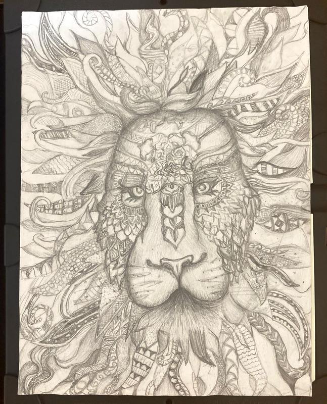 Middle School winner of superintendent's award for fall art show
