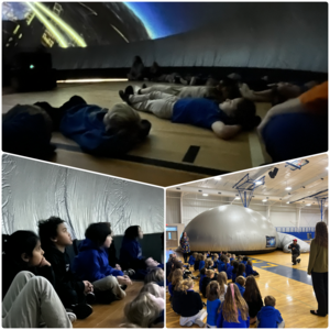 Students Viewing Planetarium