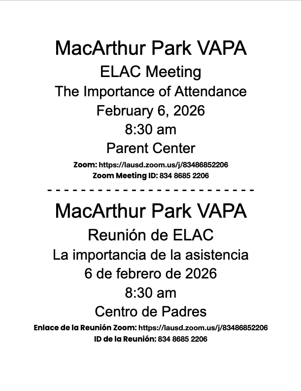 ELAC invitation