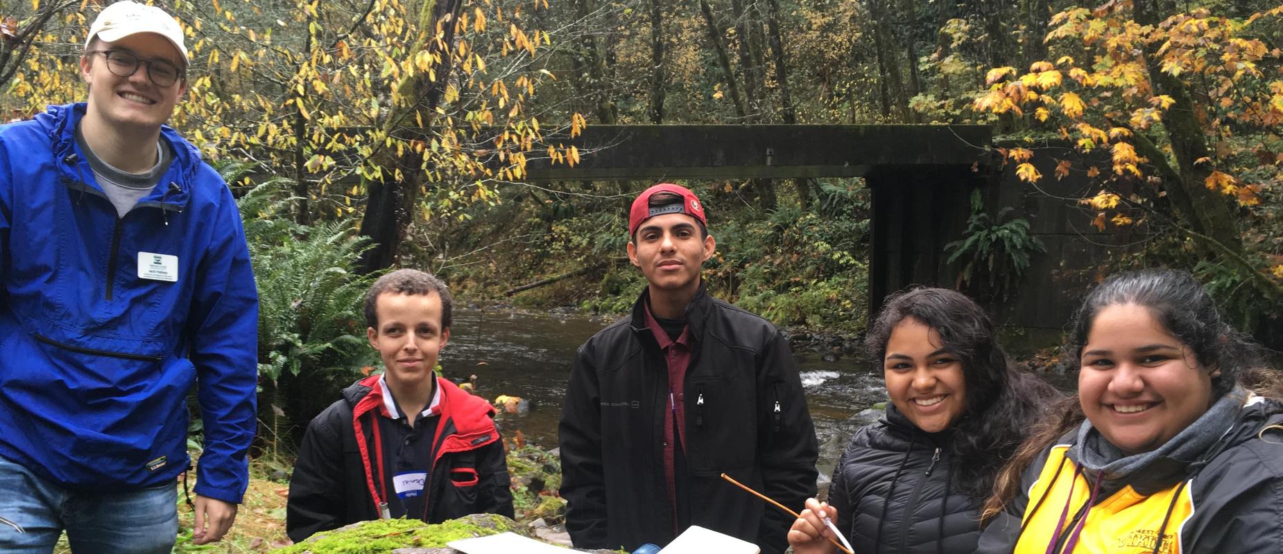Kids outdoor for Science Class