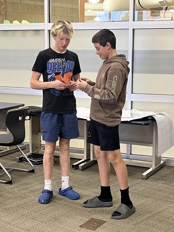 Eighth grade STEM students soar into the new quarter