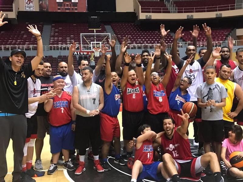 Washburn Visits Special Education Students to Conduct Basketball Clinics