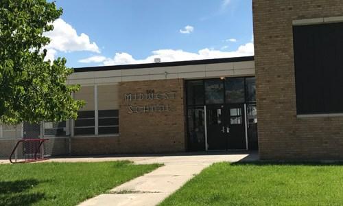  Midwest School entryway