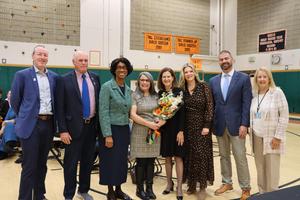 Lisa with others for Para of the Year