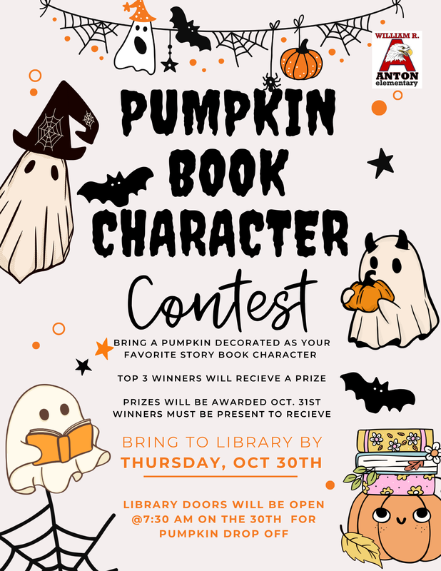 Pumpkin Book Character Flyer
