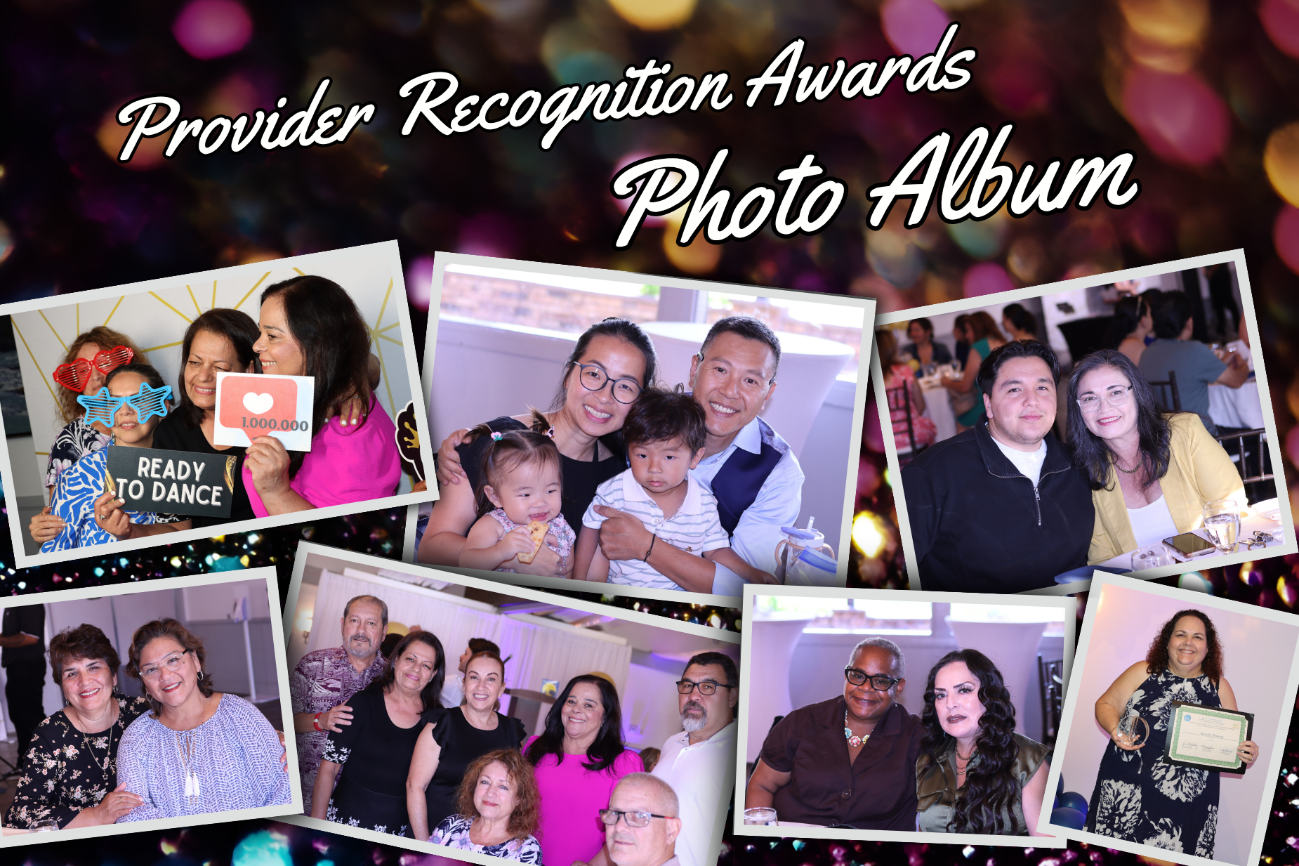 provider recognition awards photo album