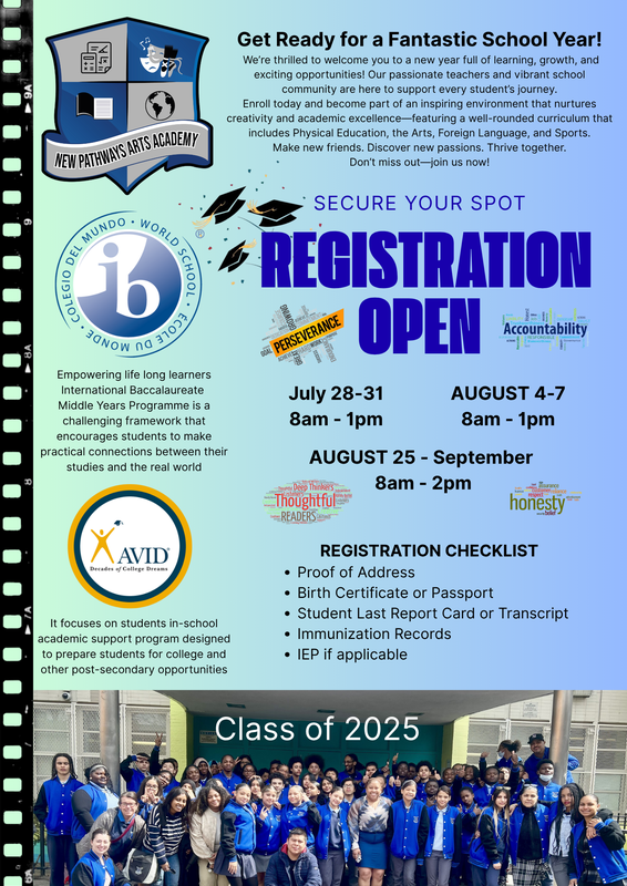 English enrollment Poster