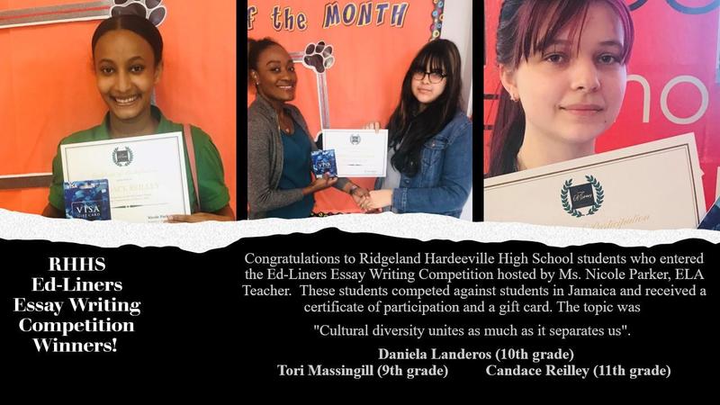 RHHS Ed Liners Essay Writing Contest Winners Featured Photo