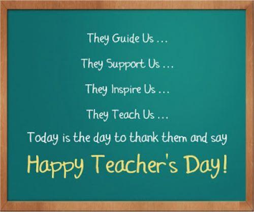 Thank you teachers!