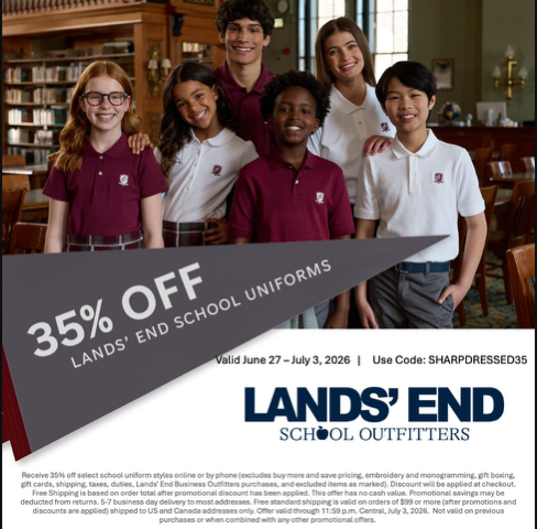 Back-to-School Uniform Savings at Lands' End Featured Photo