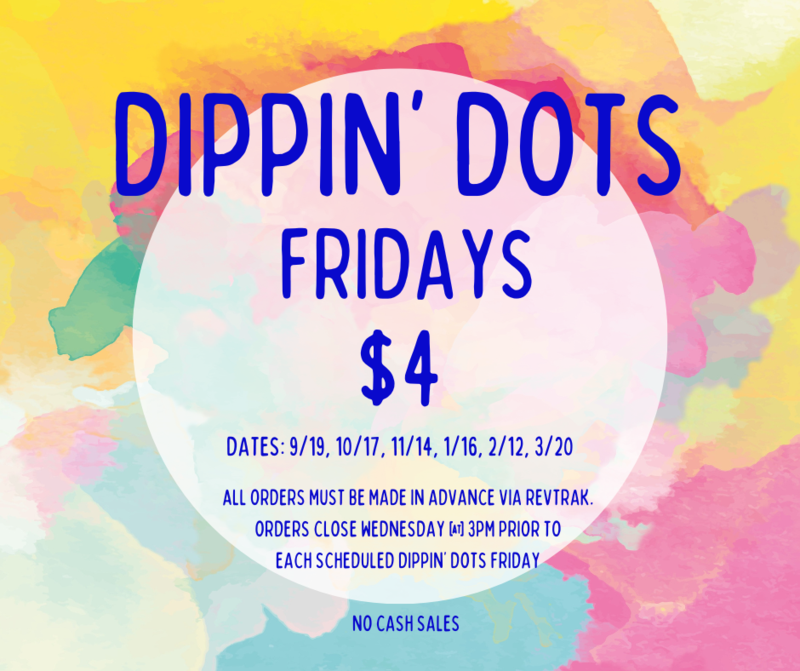 Dippin Dots Fundraiser