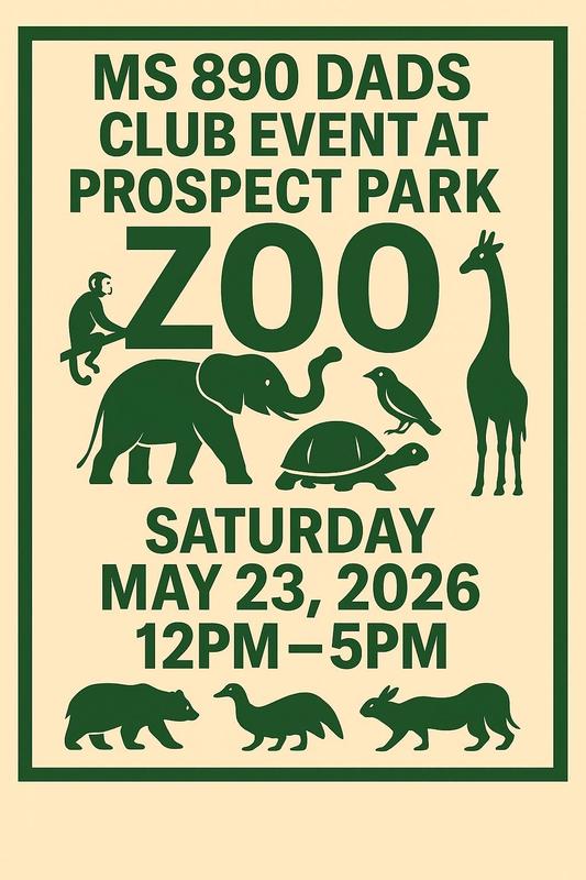 Description information regarding a dads club event at the zoo.