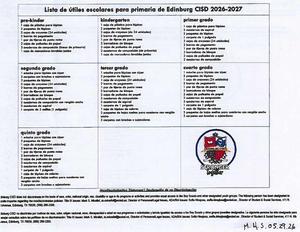 Lista de utiles