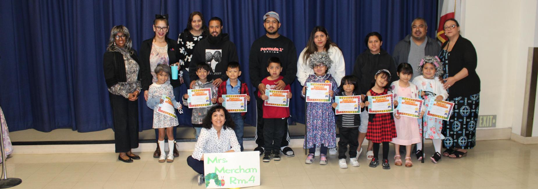 Rm 4 perfect attendance