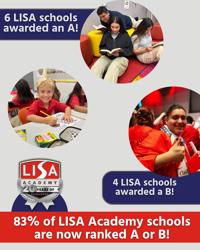 LISA Academy state letter grades