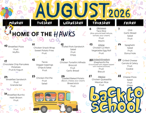 August Menu