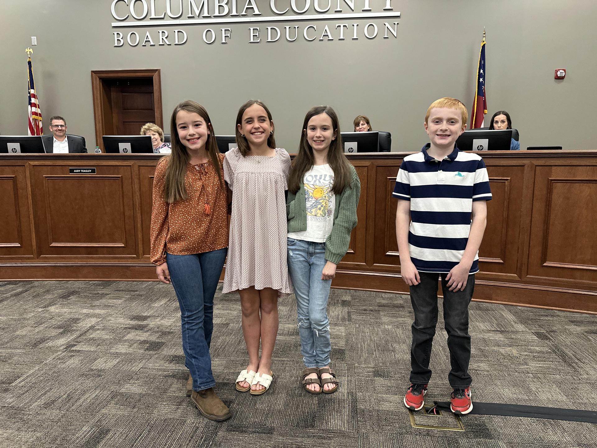 River Ridge Elementary 4-H Presidents