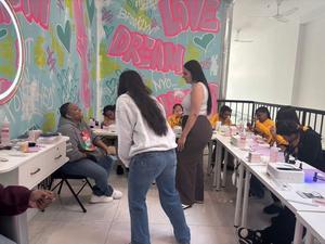 students listening and hearing about nails