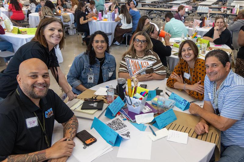 new teacher luncheon