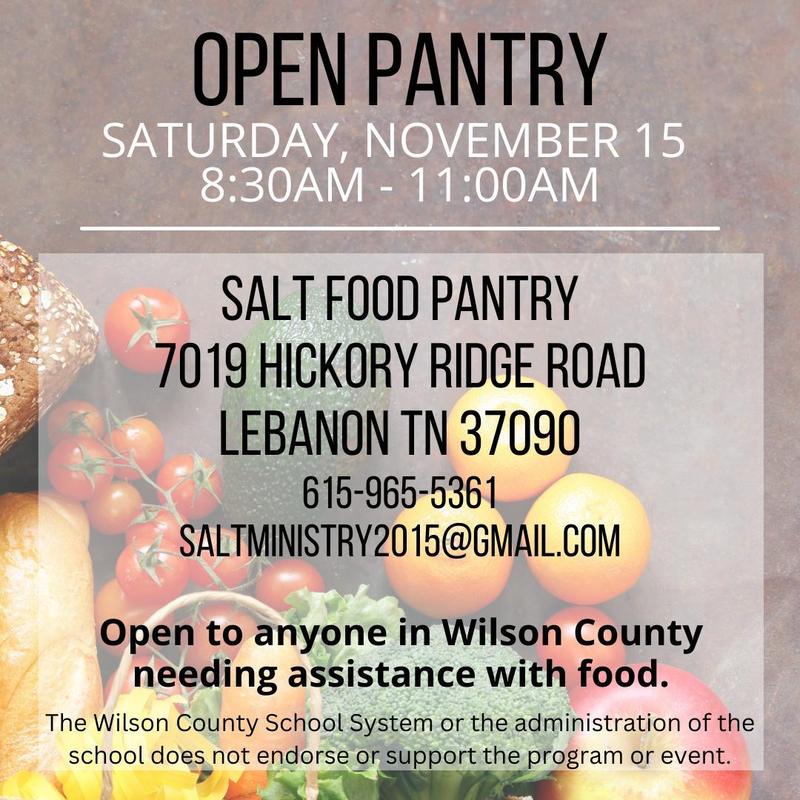 SALT Open Pantry