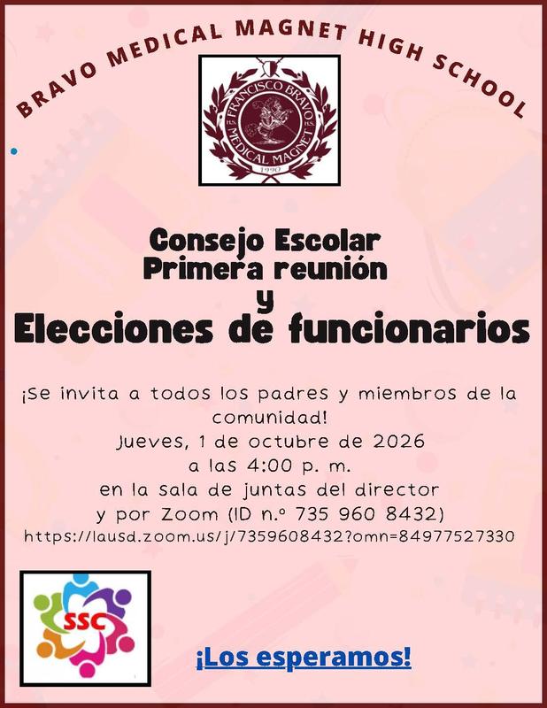 SSC & ELAC Elections and Meetings Info
