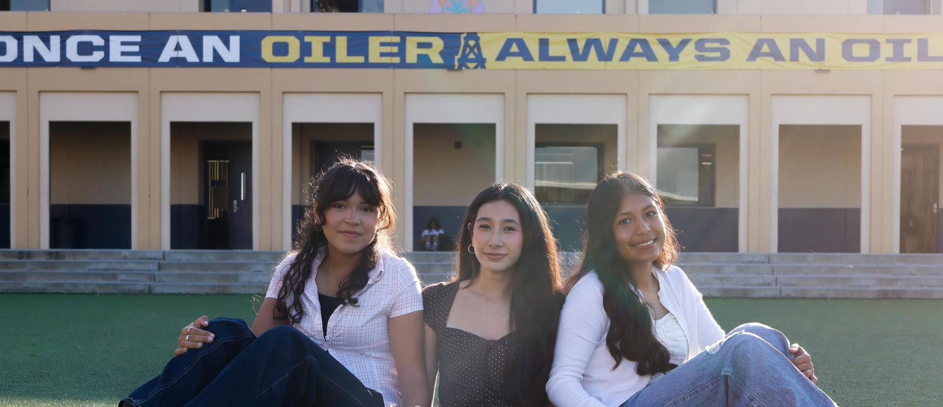 Students in the Courtyard