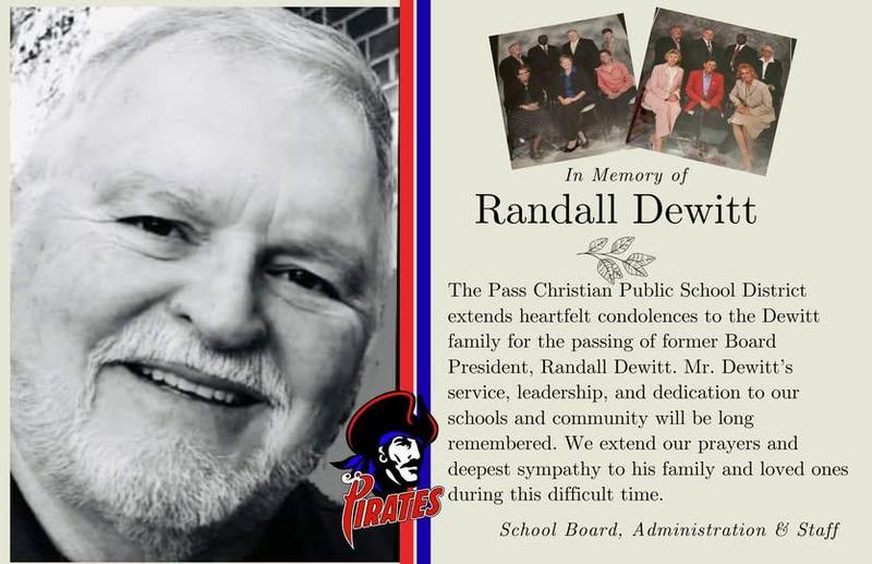 PCPSD extends heartfelt condolences to the Dewitt family