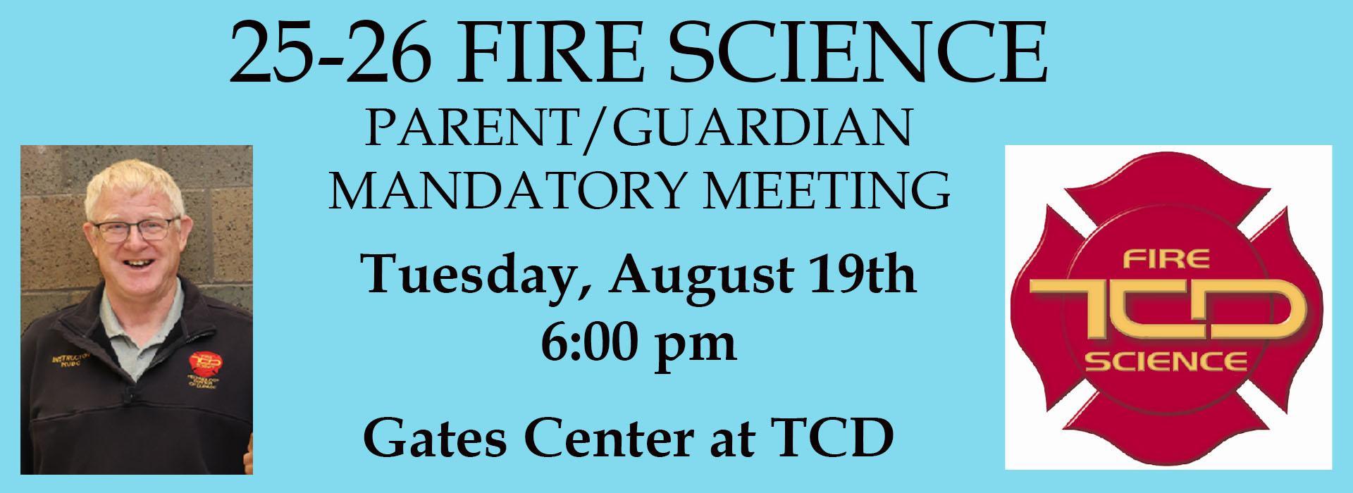 Fire Science Meeting