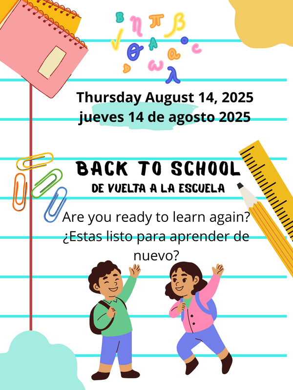 Back to School flyer