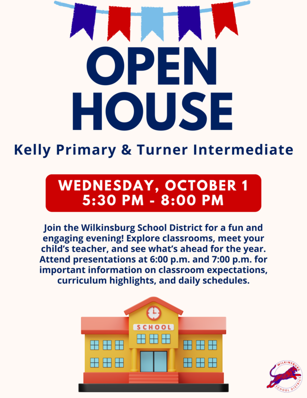 Open House flyer in English
