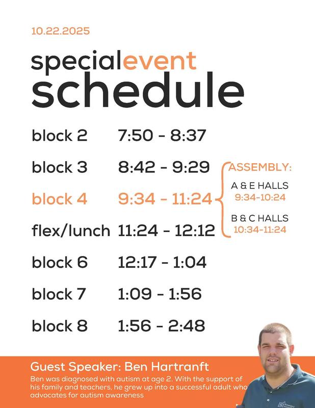 Revised Schedule 10/22